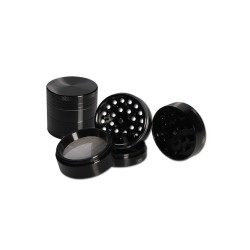 Al. Grinder 4-part concave anodised black